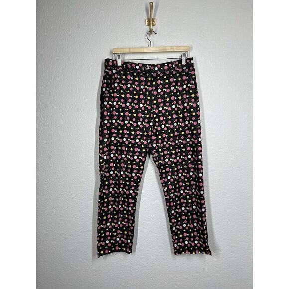 Bettie Page By Tatyana Polka Dot Pin Up Pants Size XXL Crop High Rise - Picture 1 of 5